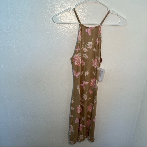 BP Sleeveless Knit Dress in Beige Anna Floral - Picture 6 of 10